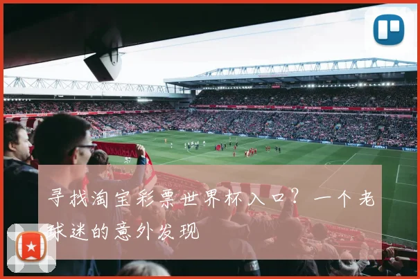 寻找淘宝彩票世界杯入口?一个老球迷的意外发现