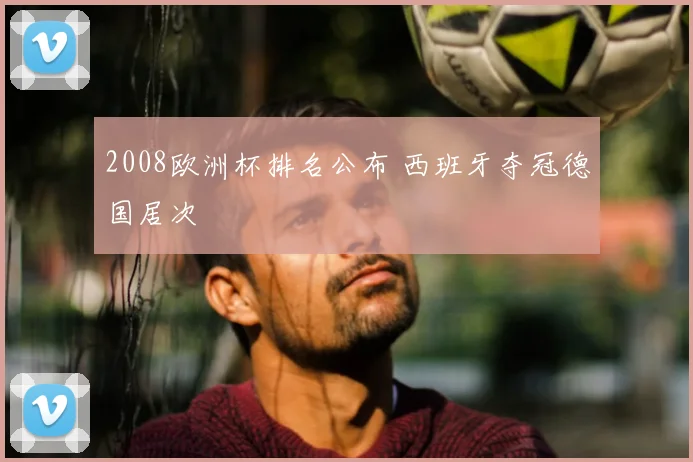 2008欧洲杯排名公布 西班牙夺冠德国居次