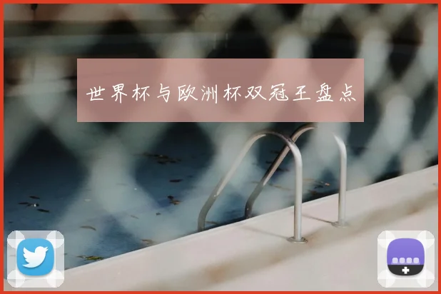 世界杯与欧洲杯双冠王盘点
